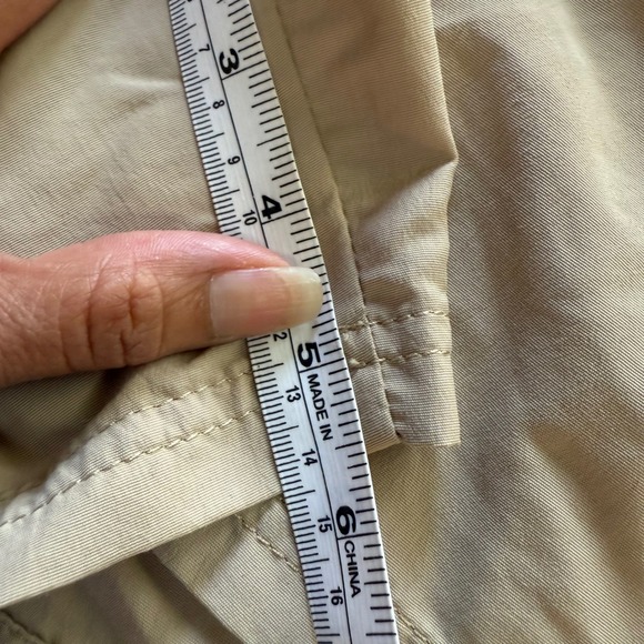 L.L.Bean Women Cargo Shorts Tan Hiking Utility XL - Picture 4 of 10